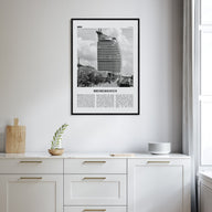 Bremerhaven Travel B&W Poster