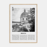 Brescia Travel B&W Poster