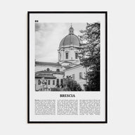 Brescia Travel B&W Poster