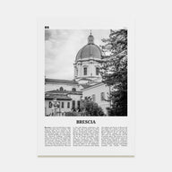 Brescia Travel B&W Poster