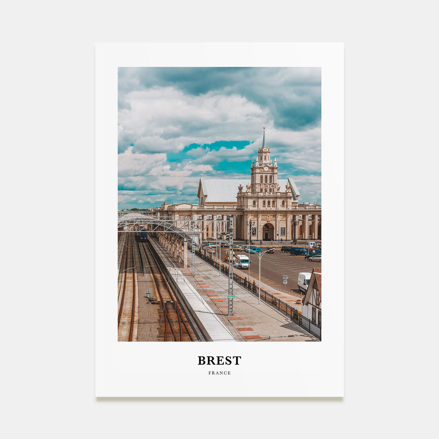 Brest Portrait Color Poster