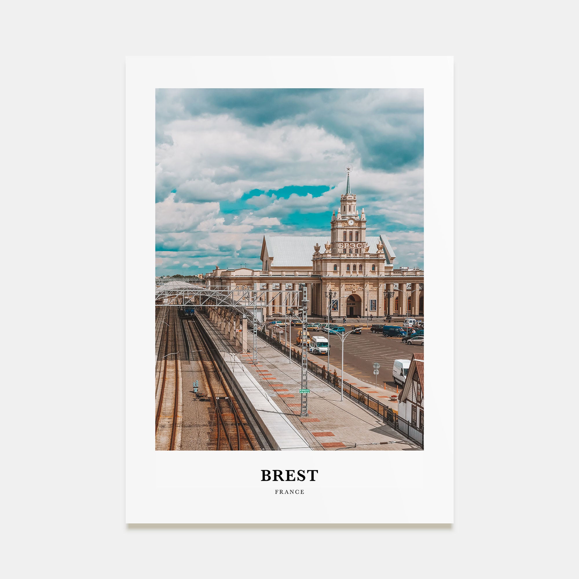 Brest Portrait Color Poster