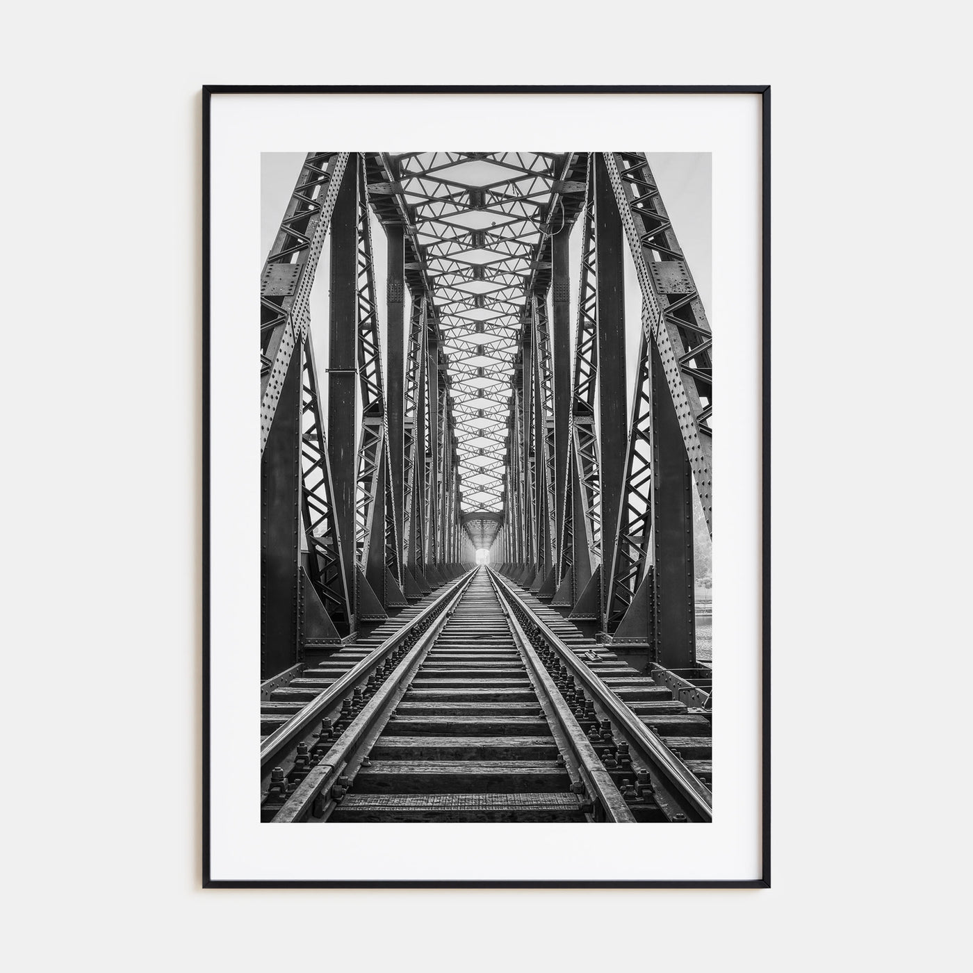 Bridge Photo B&W Poster