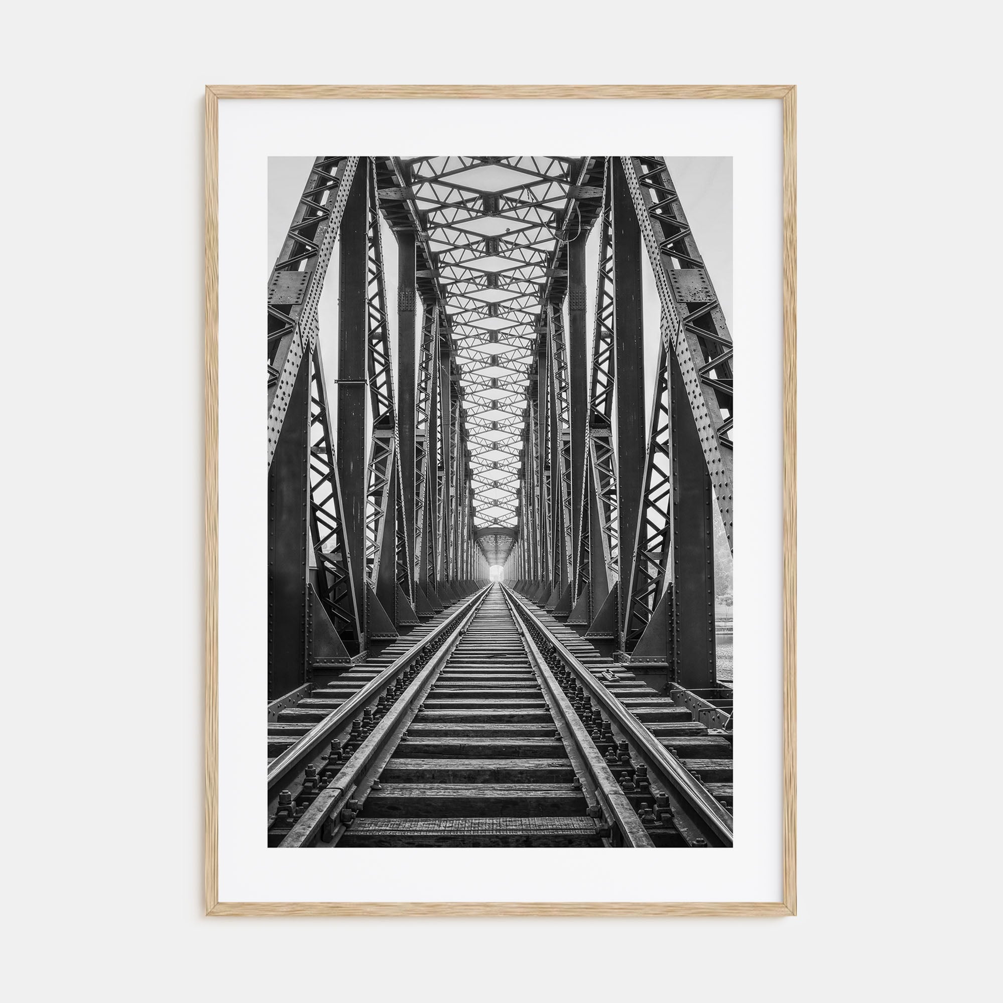 Bridge Photo B&W Poster
