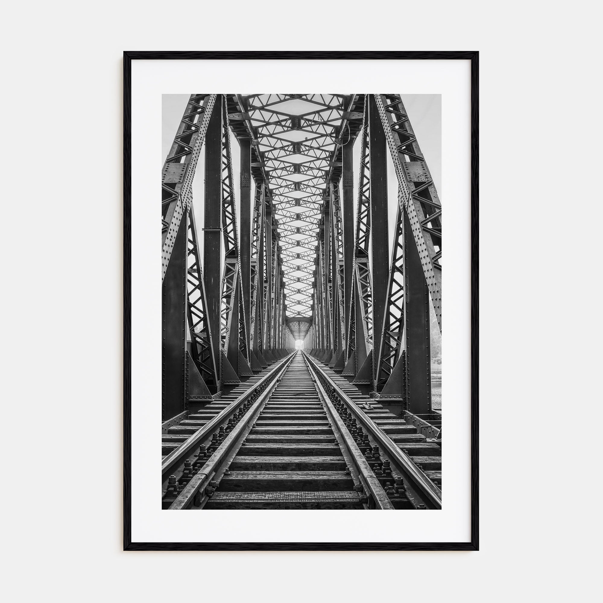 Bridge Photo B&W Poster