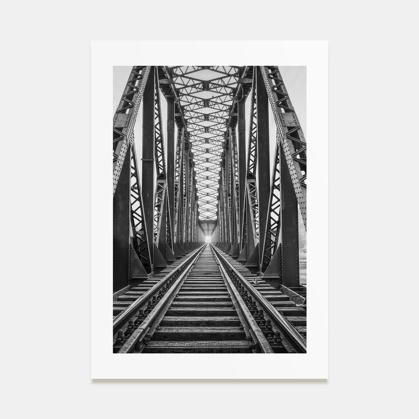 Bridge Photo B&W Poster