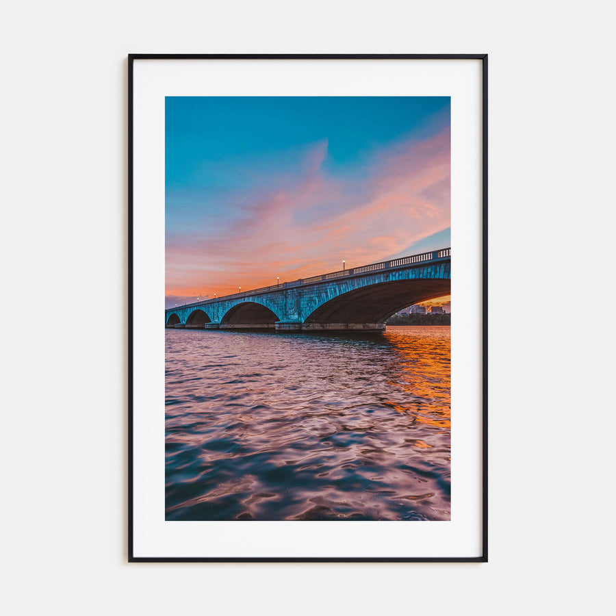 Bridge Sunset Photo Color Poster