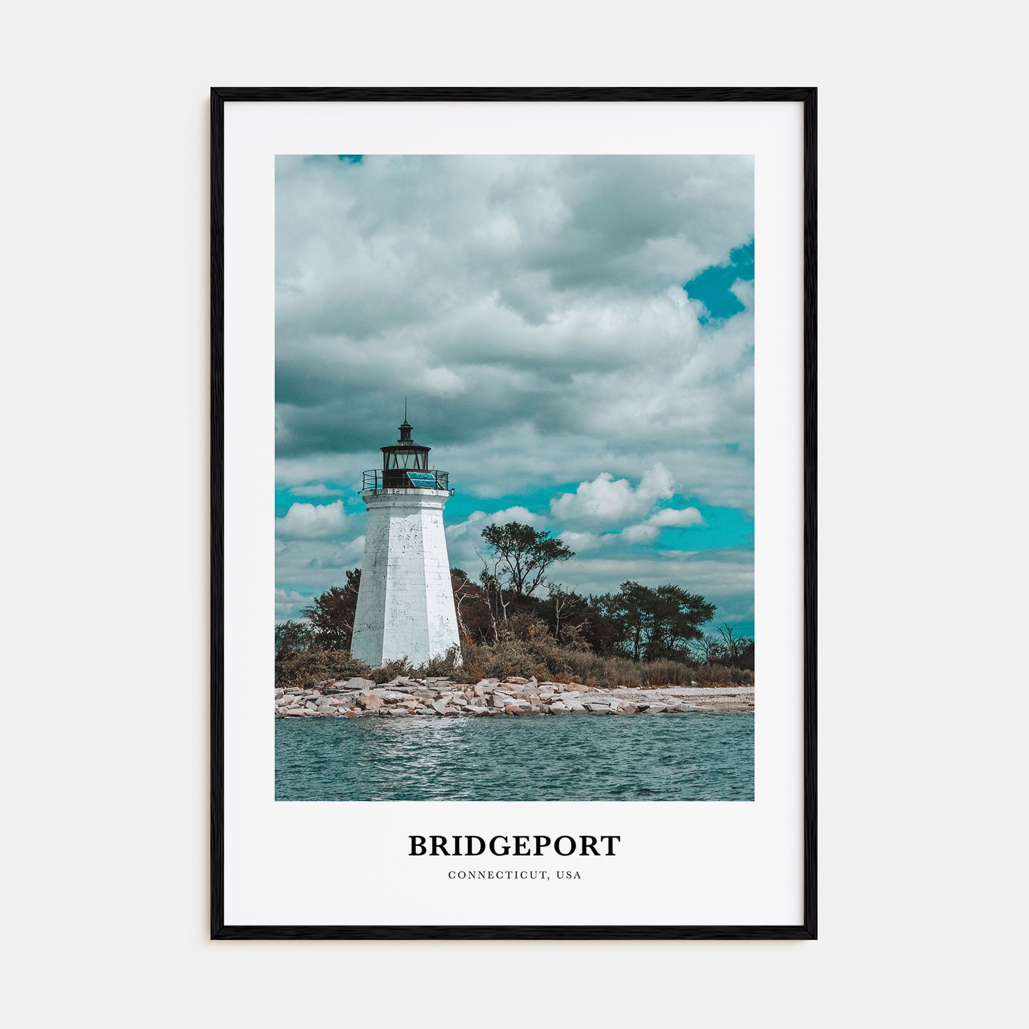 Bridgeport Portrait Color Poster