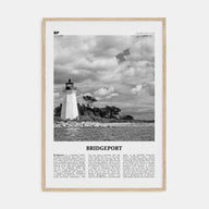 Bridgeport Travel B&W Poster