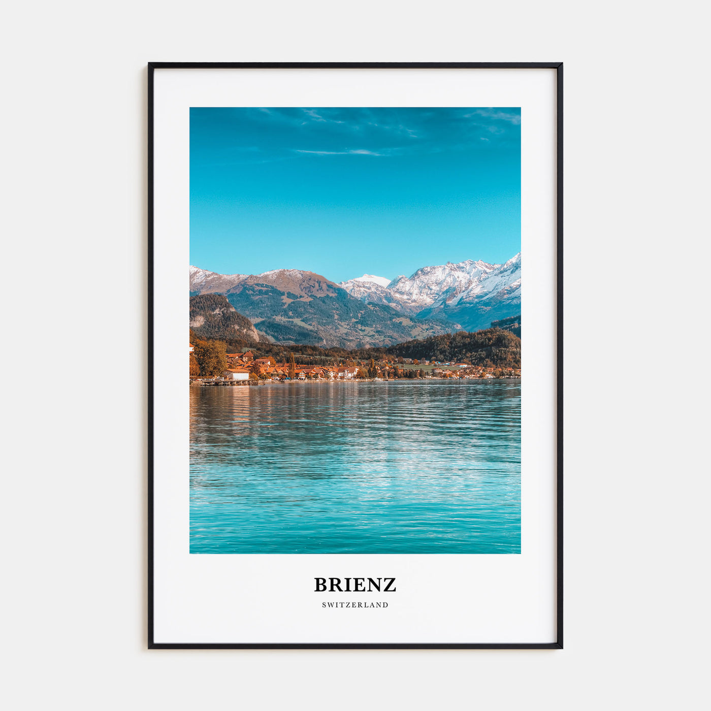 Brienz Portrait Color Poster