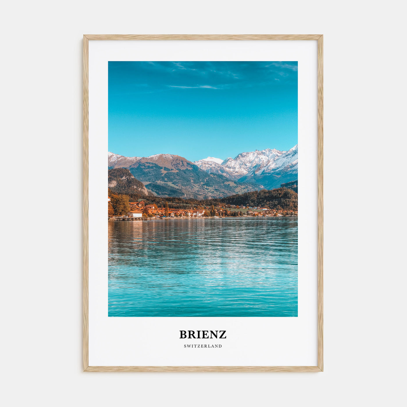 Brienz Portrait Color Poster
