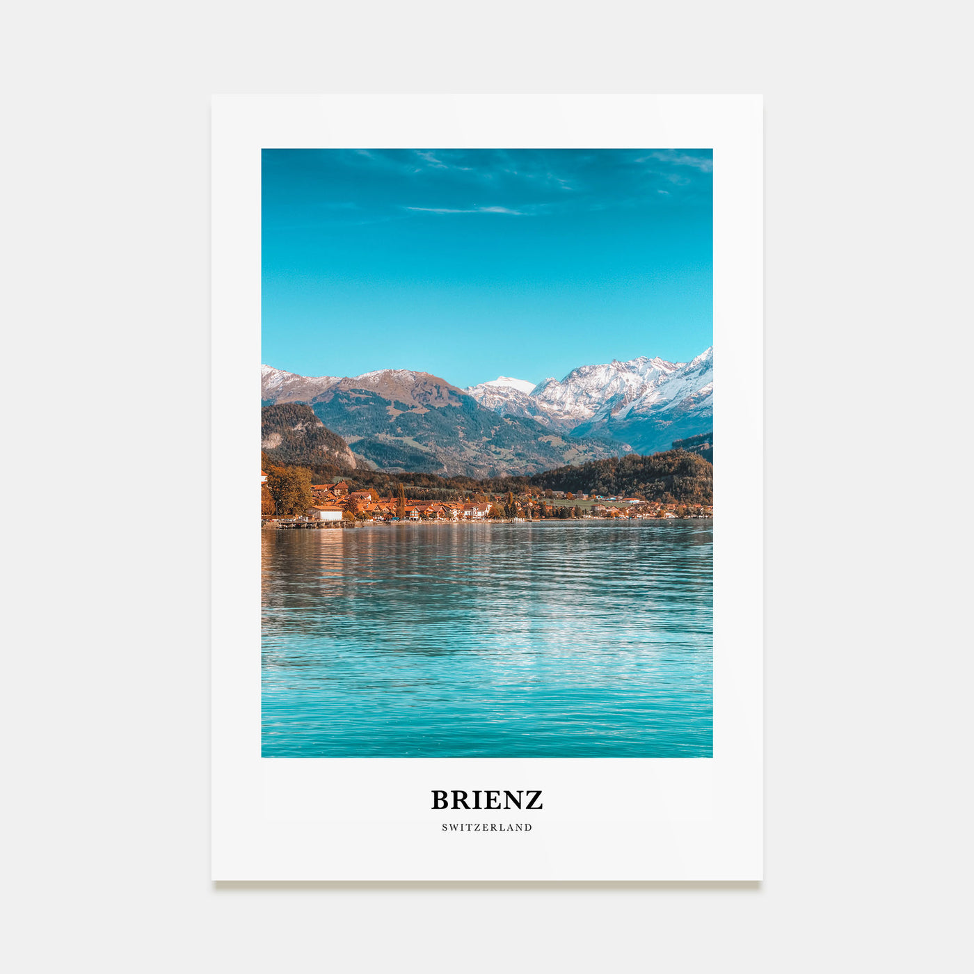 Brienz Portrait Color Poster