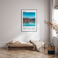 Brienz Travel Color Poster