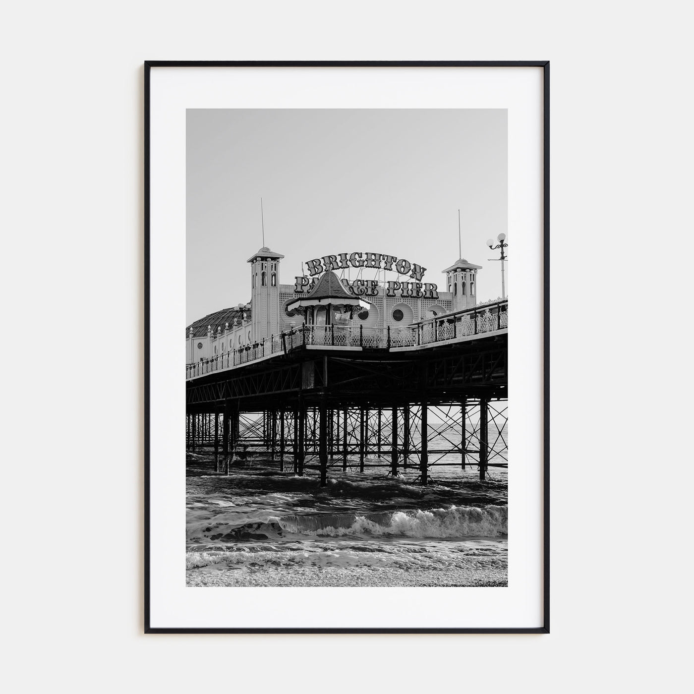Brighton Photo B&W Poster
