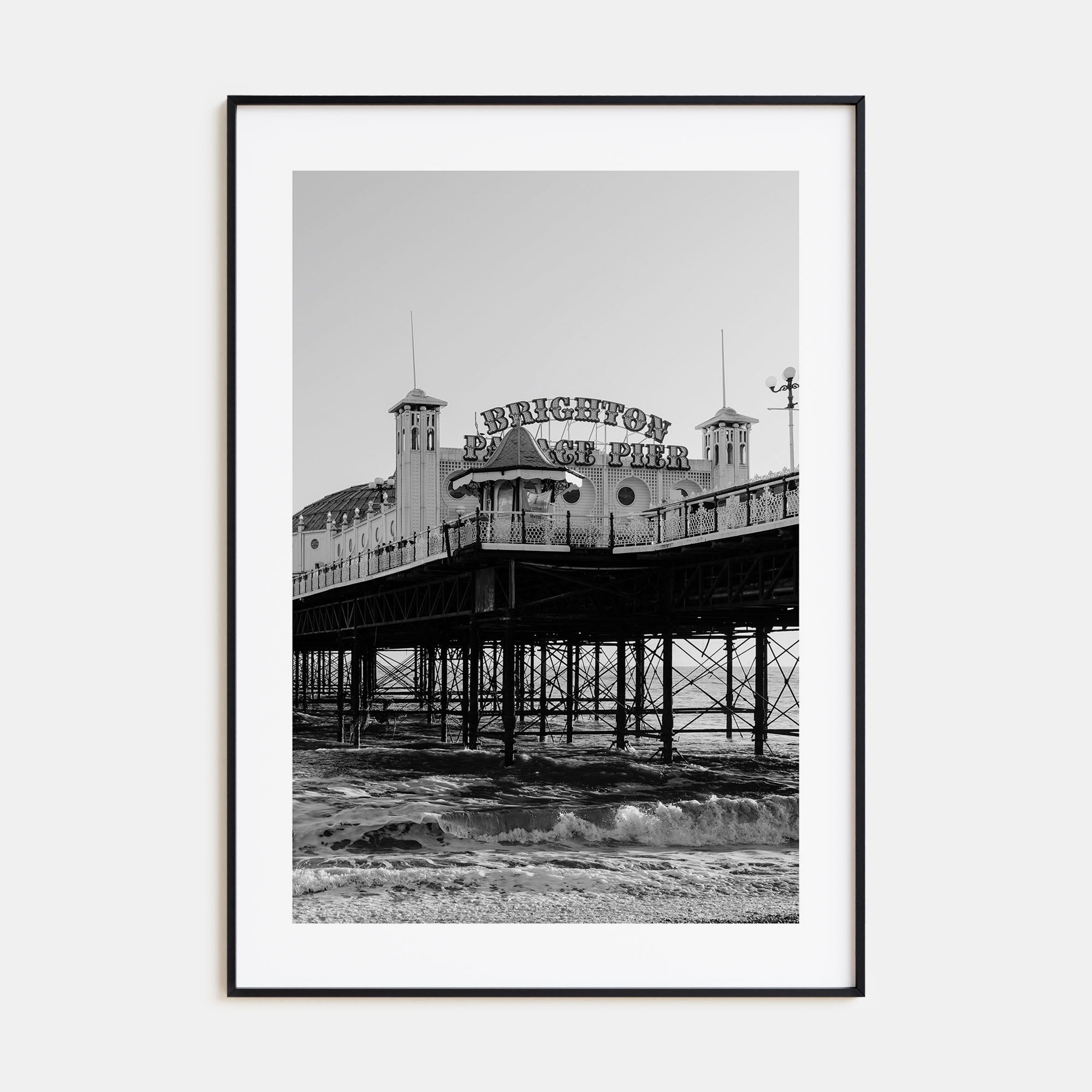Brighton Photo B&W Poster