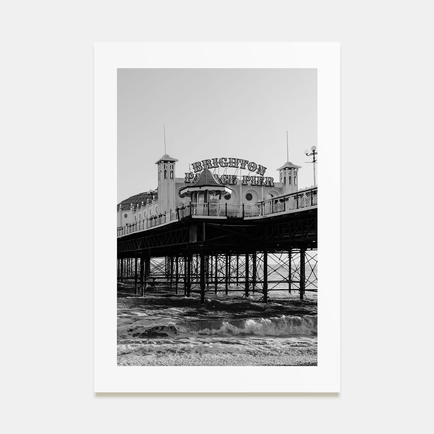 Brighton Photo B&W Poster