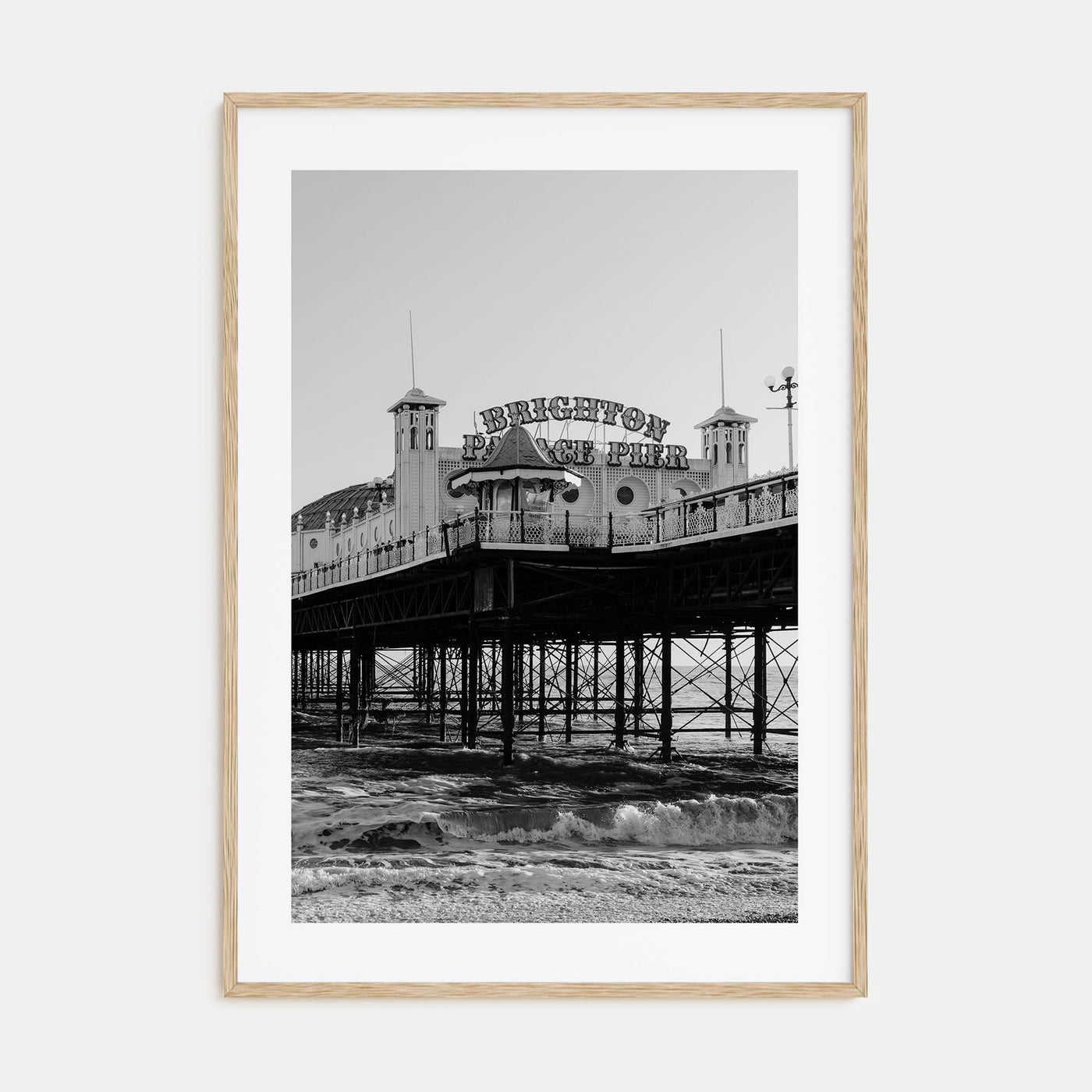 Brighton Photo B&W Poster