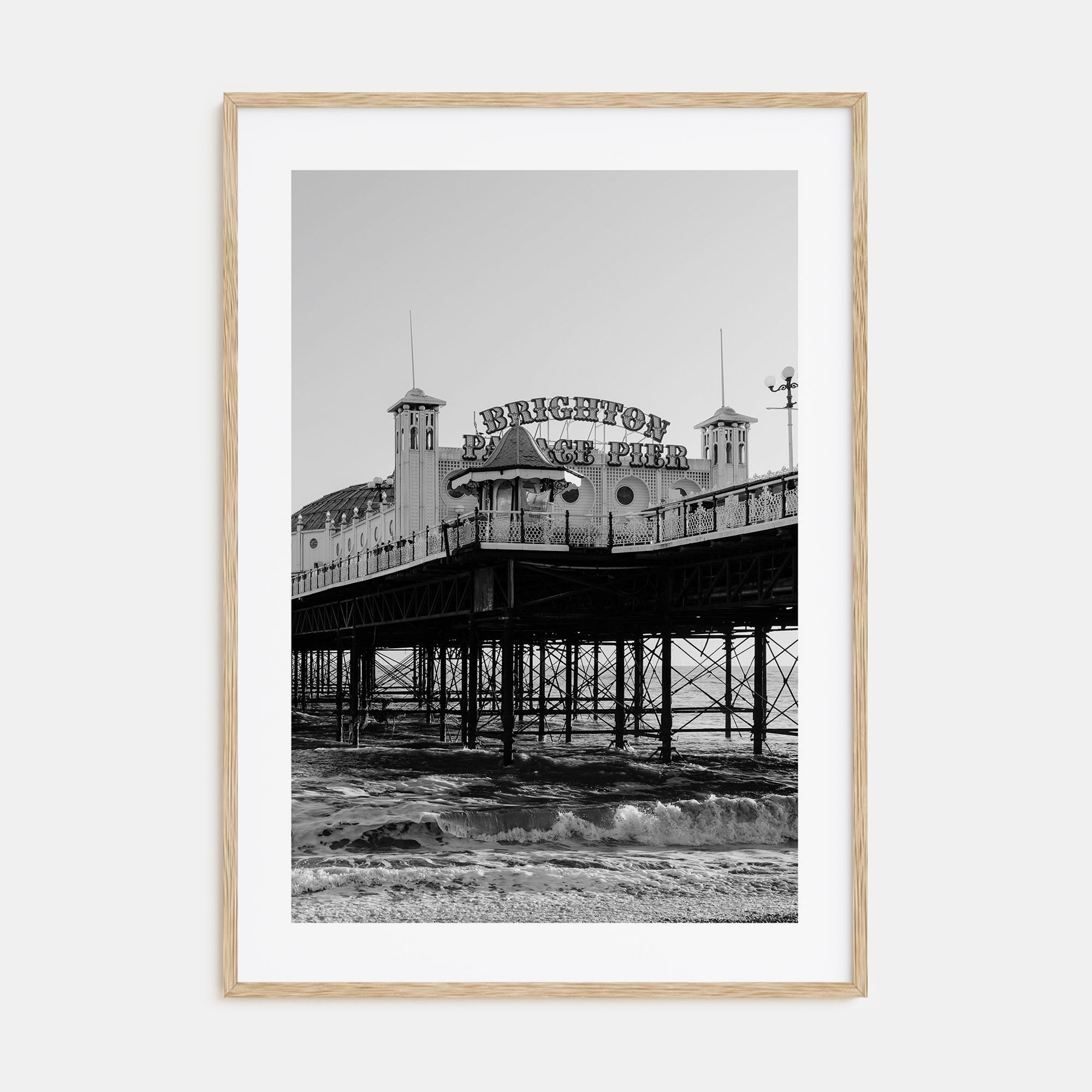 Brighton Photo B&W Poster
