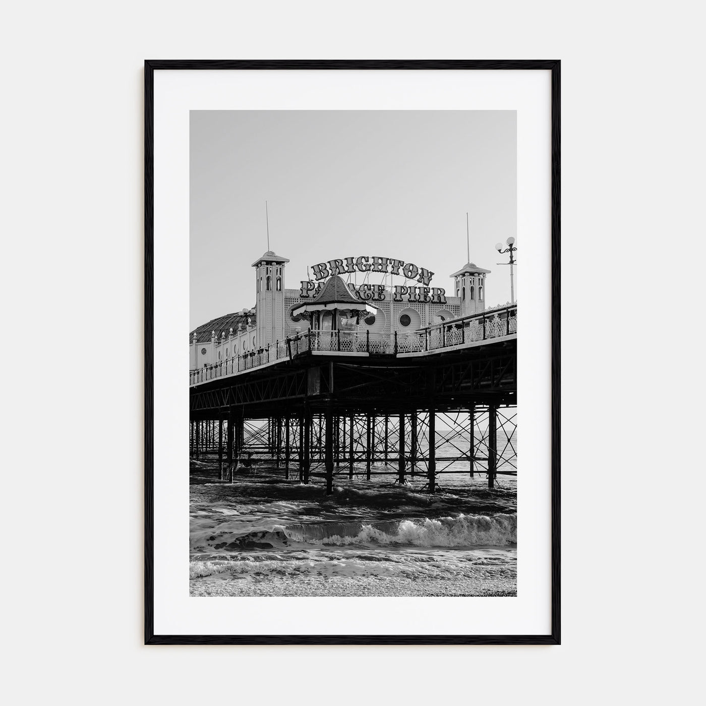 Brighton Photo B&W Poster