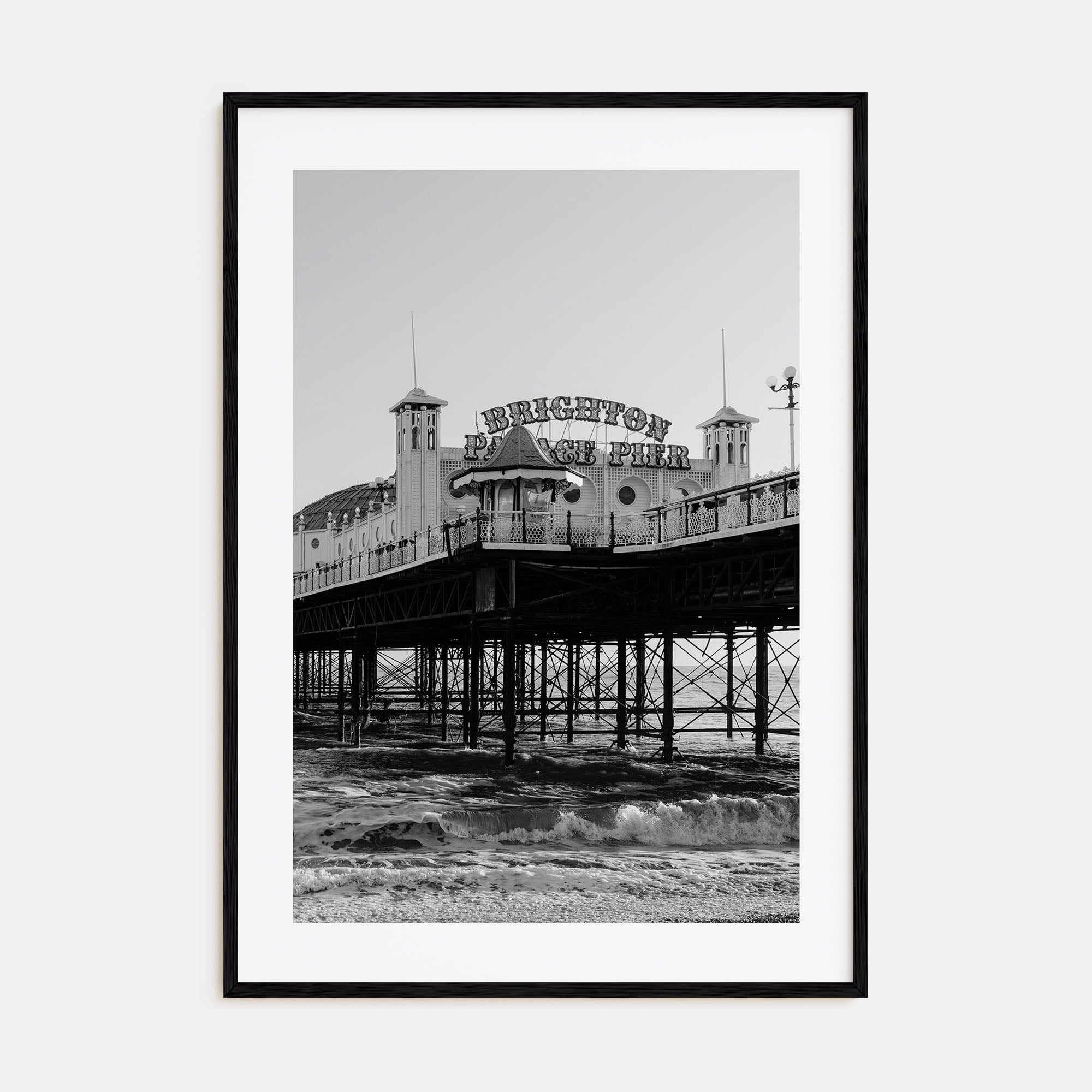 Brighton Photo B&W Poster