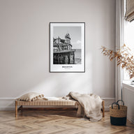 Brighton Portrait B&W Poster