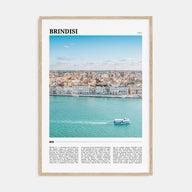 Brindisi Travel Color Poster