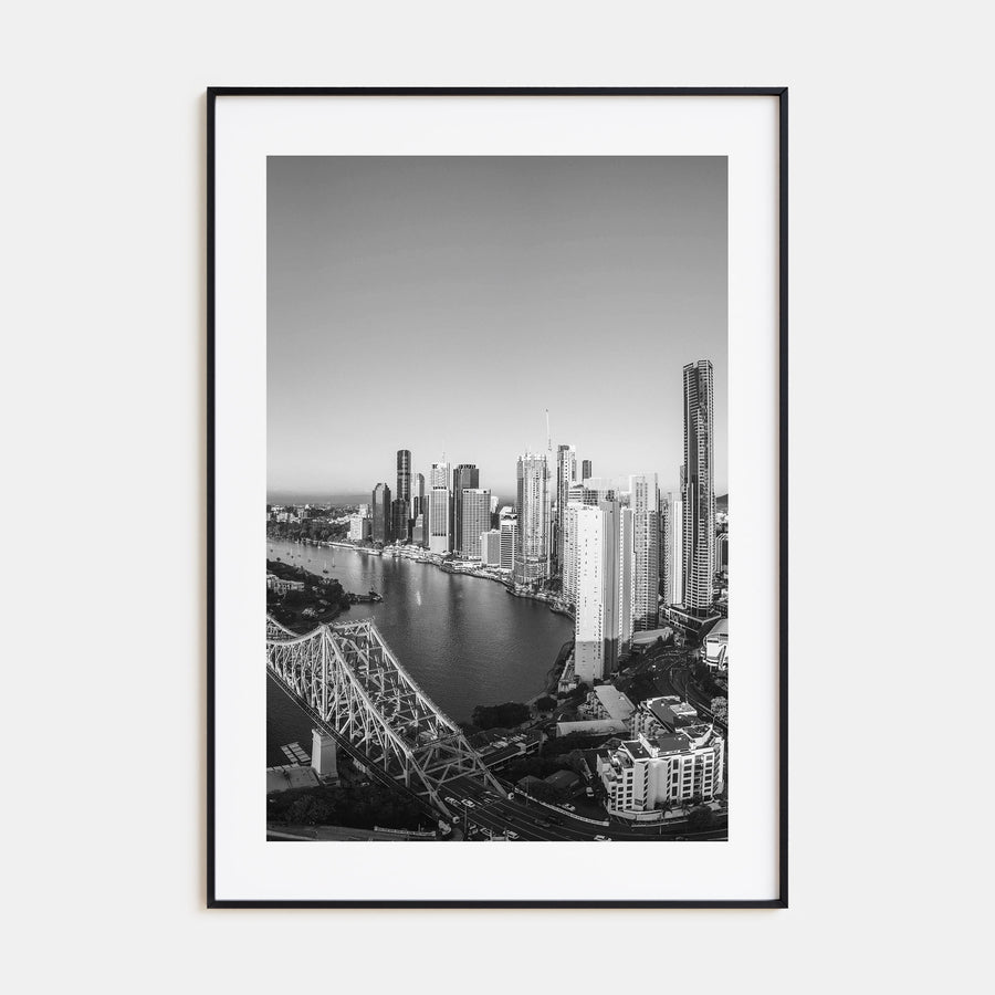 Brisbane Photo B&W No 1 Poster