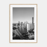 Brisbane Photo B&W No 1 Poster
