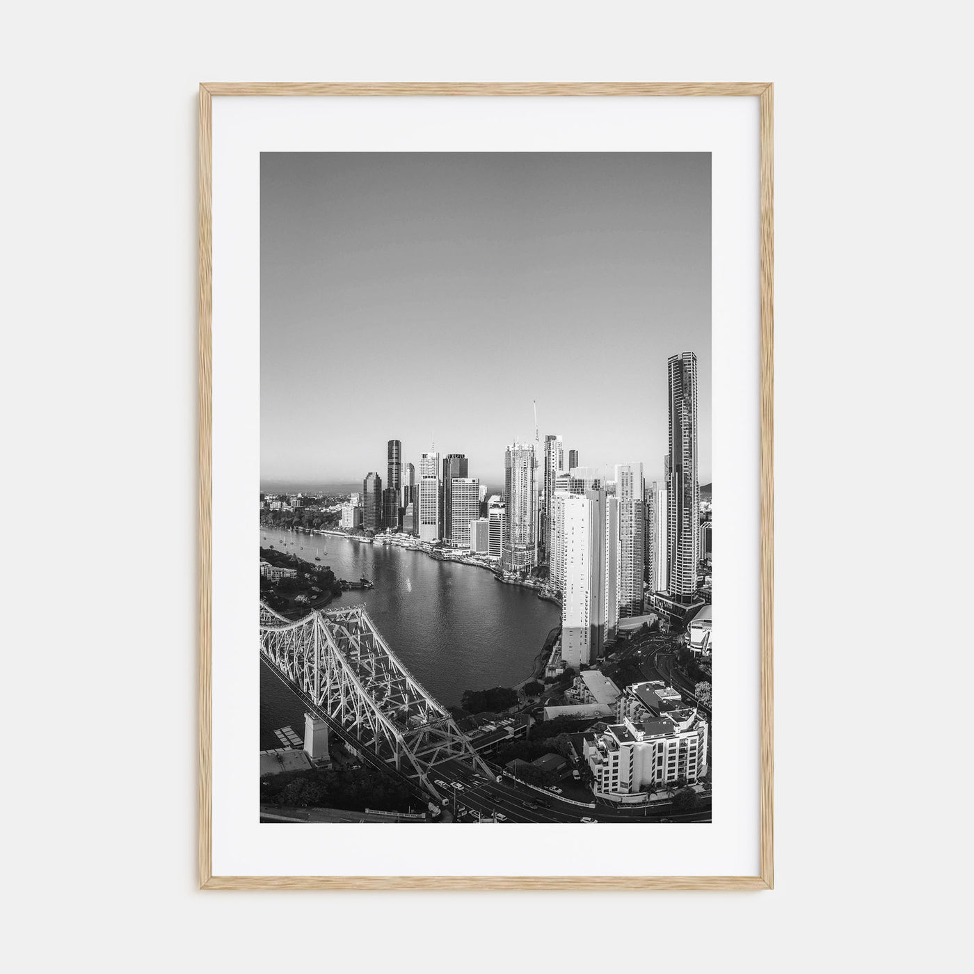 Brisbane Photo B&W No 1 Poster
