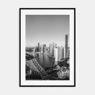 Brisbane Photo B&W No 1 Poster