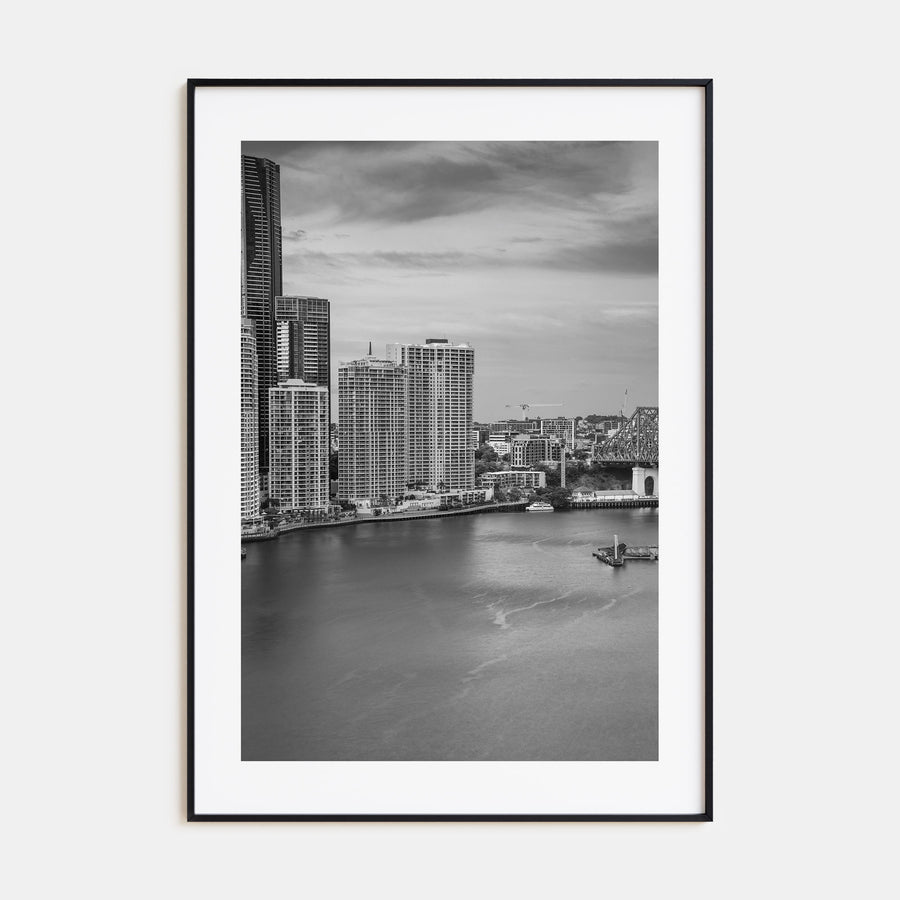 Brisbane Photo B&W No 2 Poster
