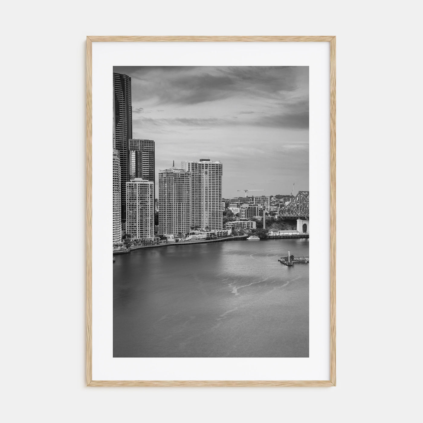 Brisbane Photo B&W No 2 Poster