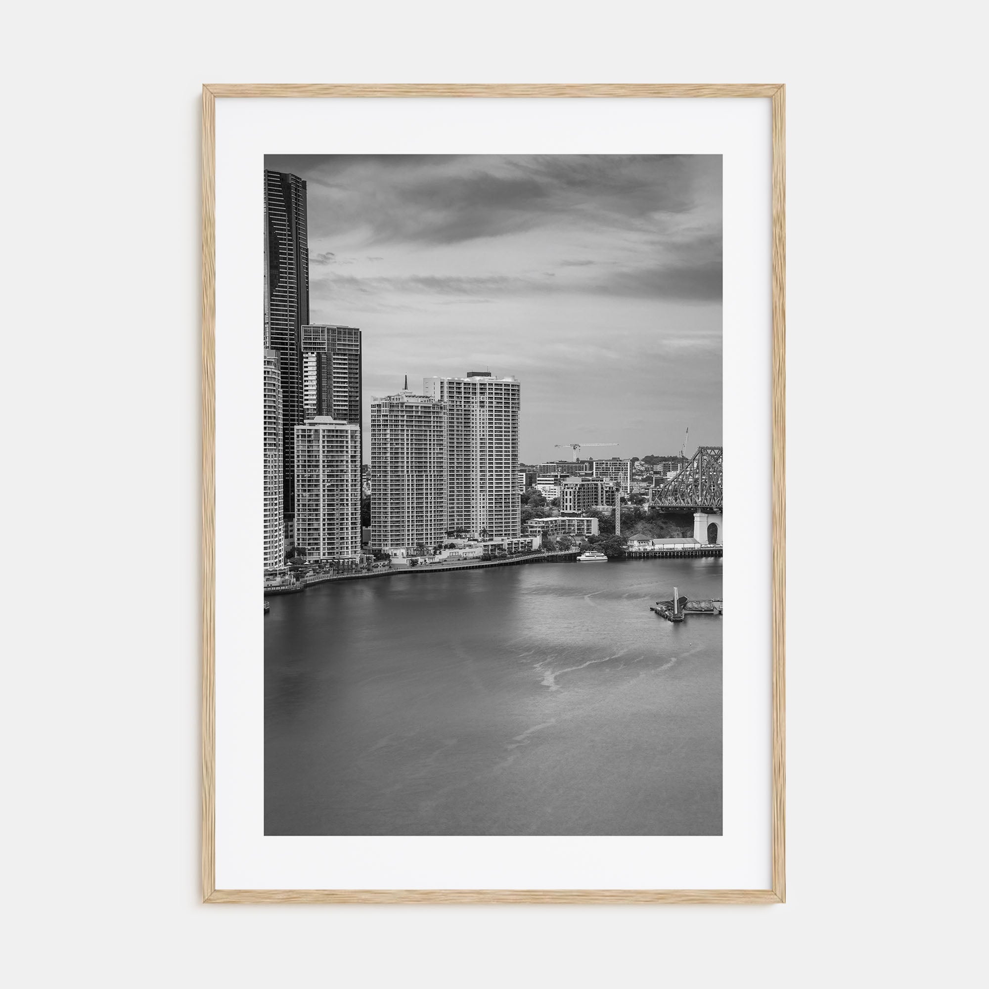 Brisbane Photo B&W No 2 Poster