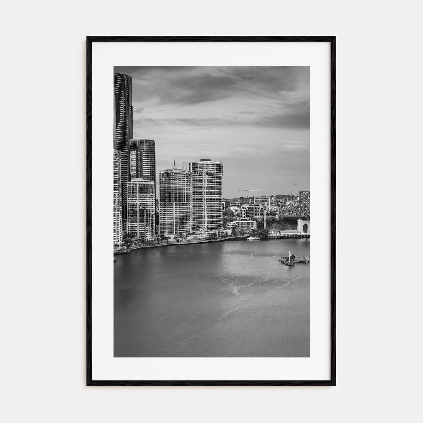 Brisbane Photo B&W No 2 Poster