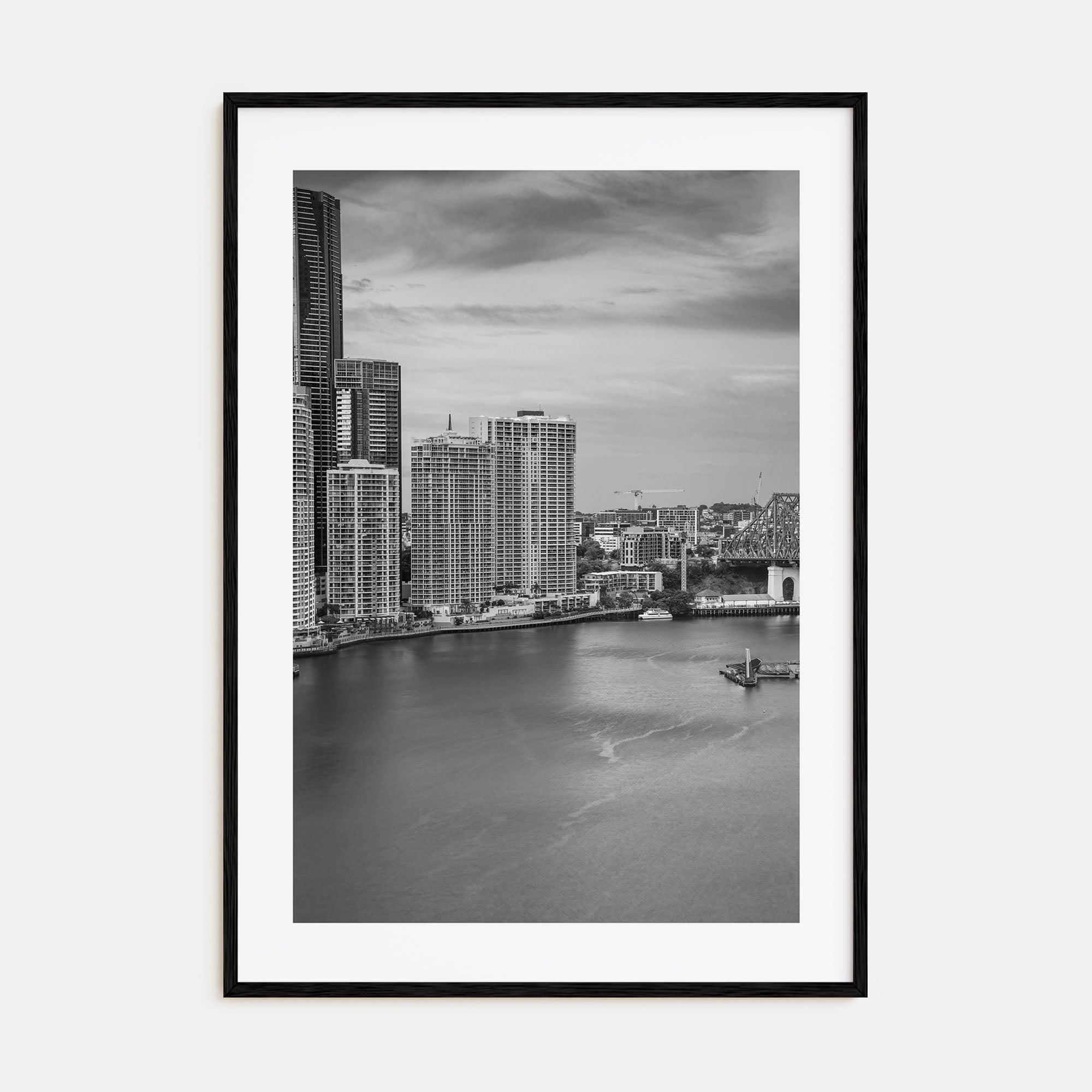 Brisbane Photo B&W No 2 Poster