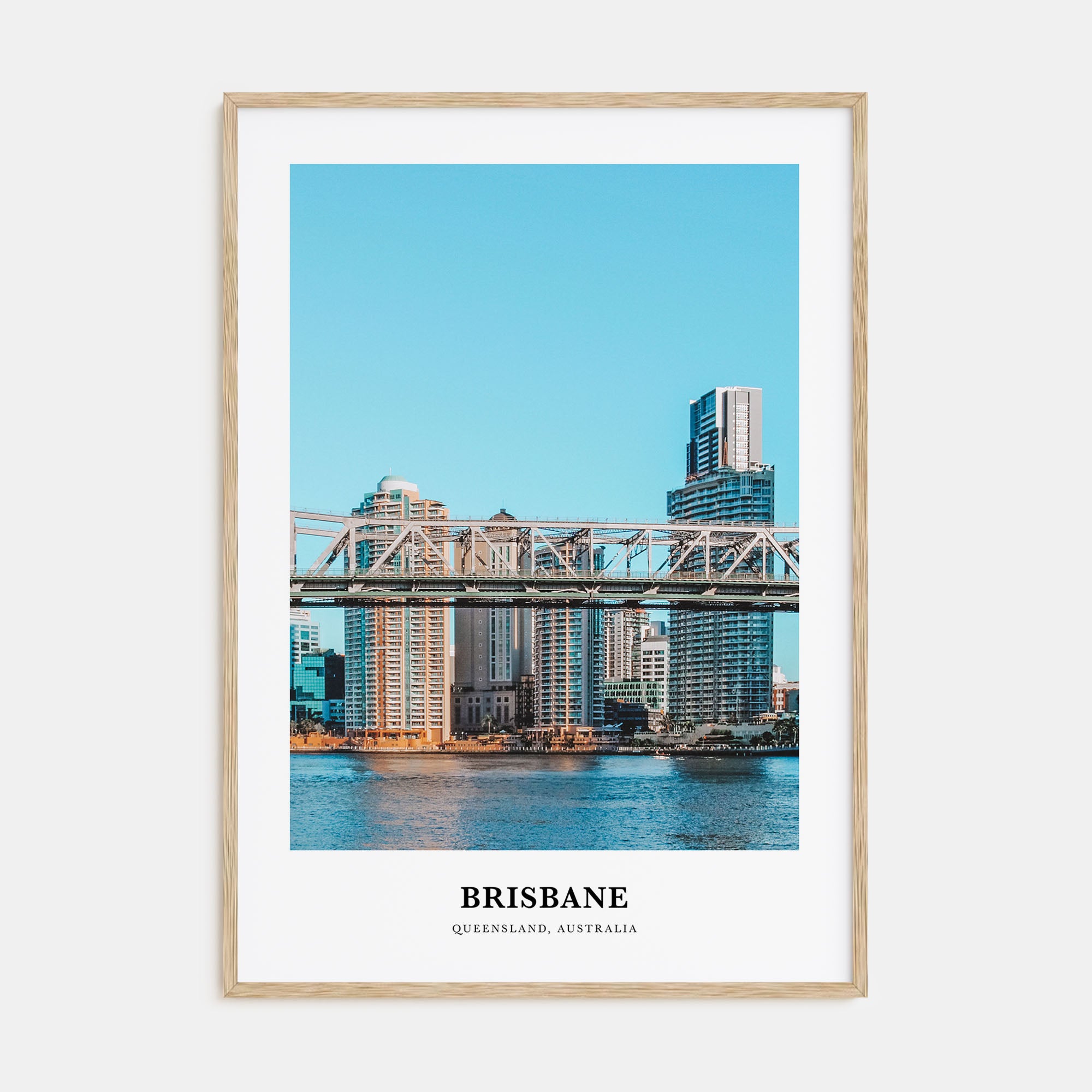 Brisbane Portrait Color Poster