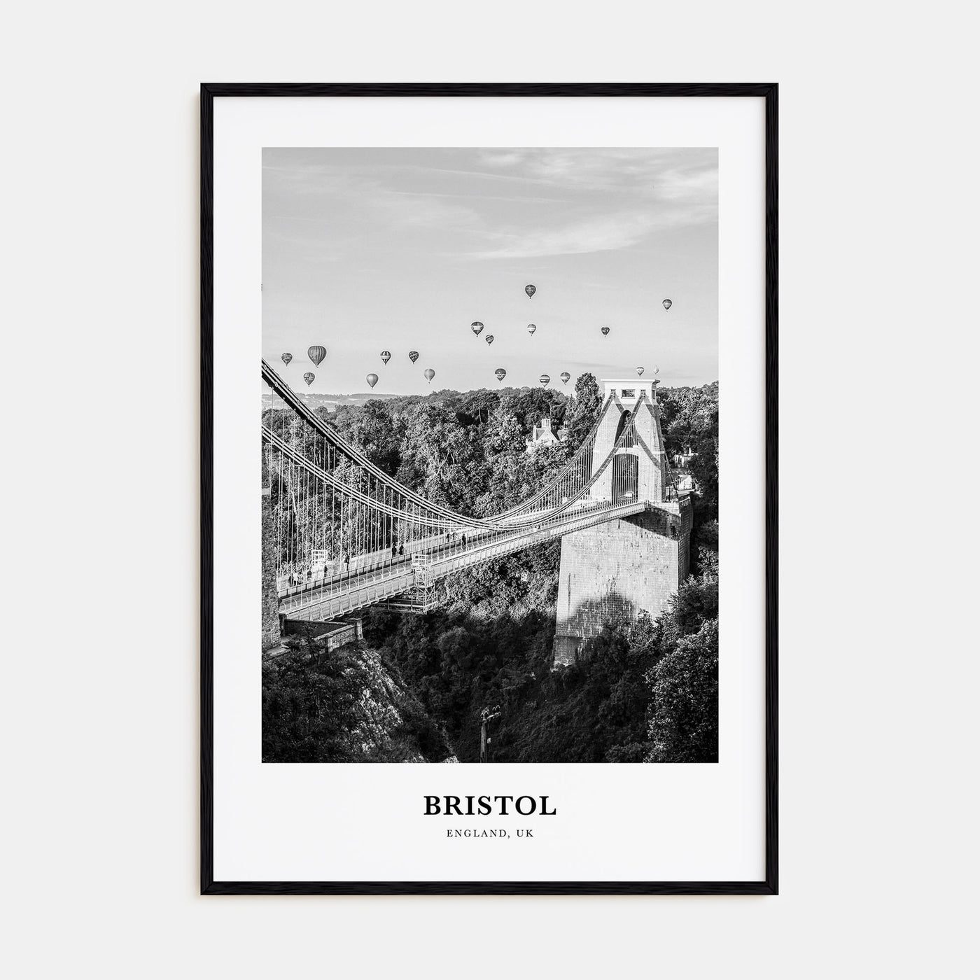 Bristol Portrait B&W No 1 Poster