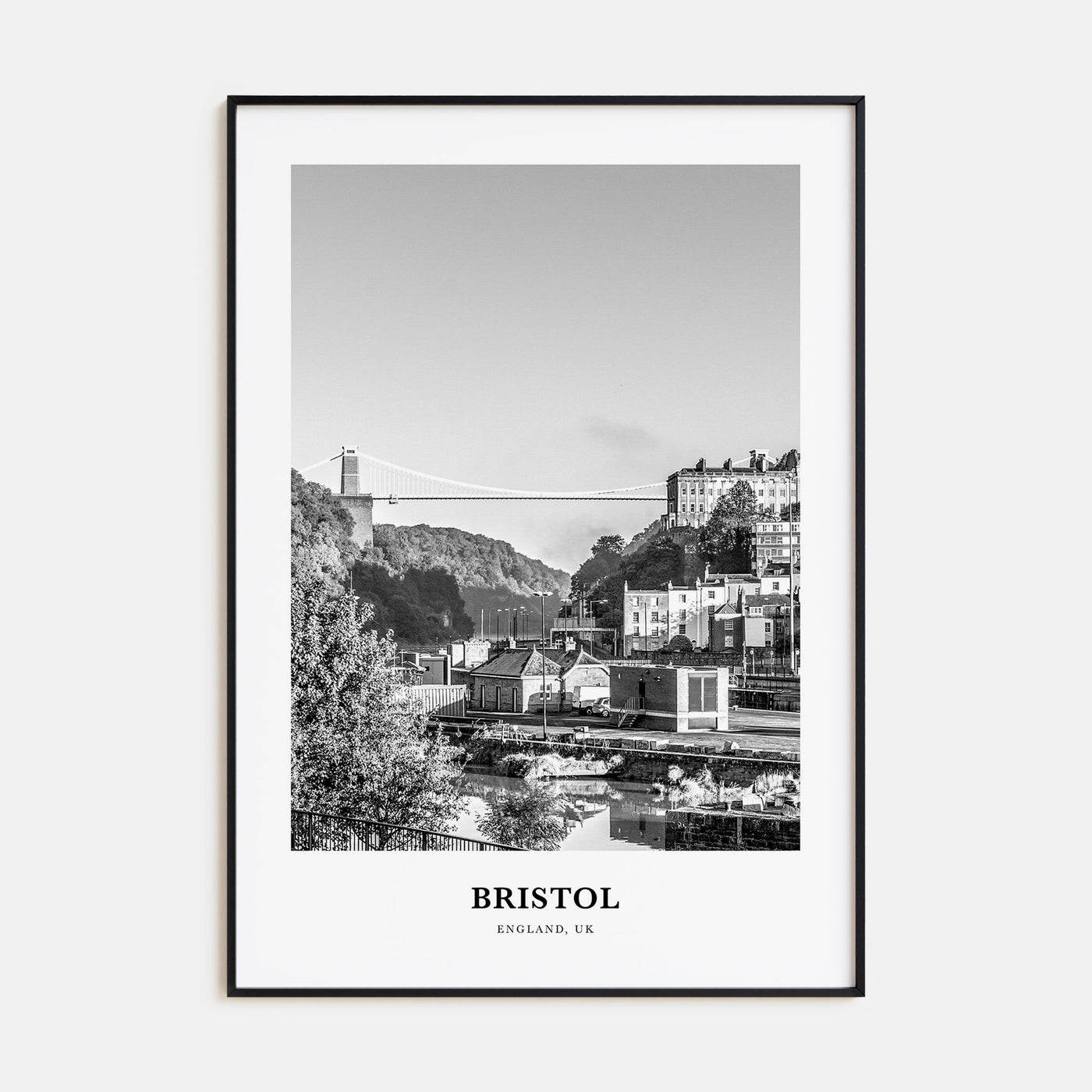 Bristol Portrait B&W No 2 Poster