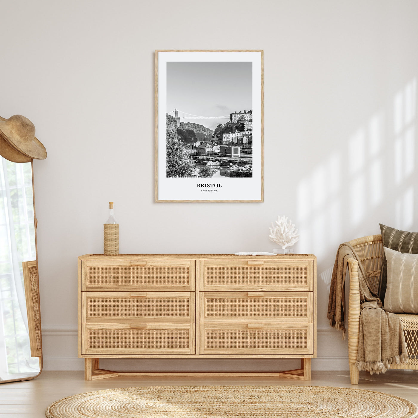 Bristol Portrait B&W No 2 Poster