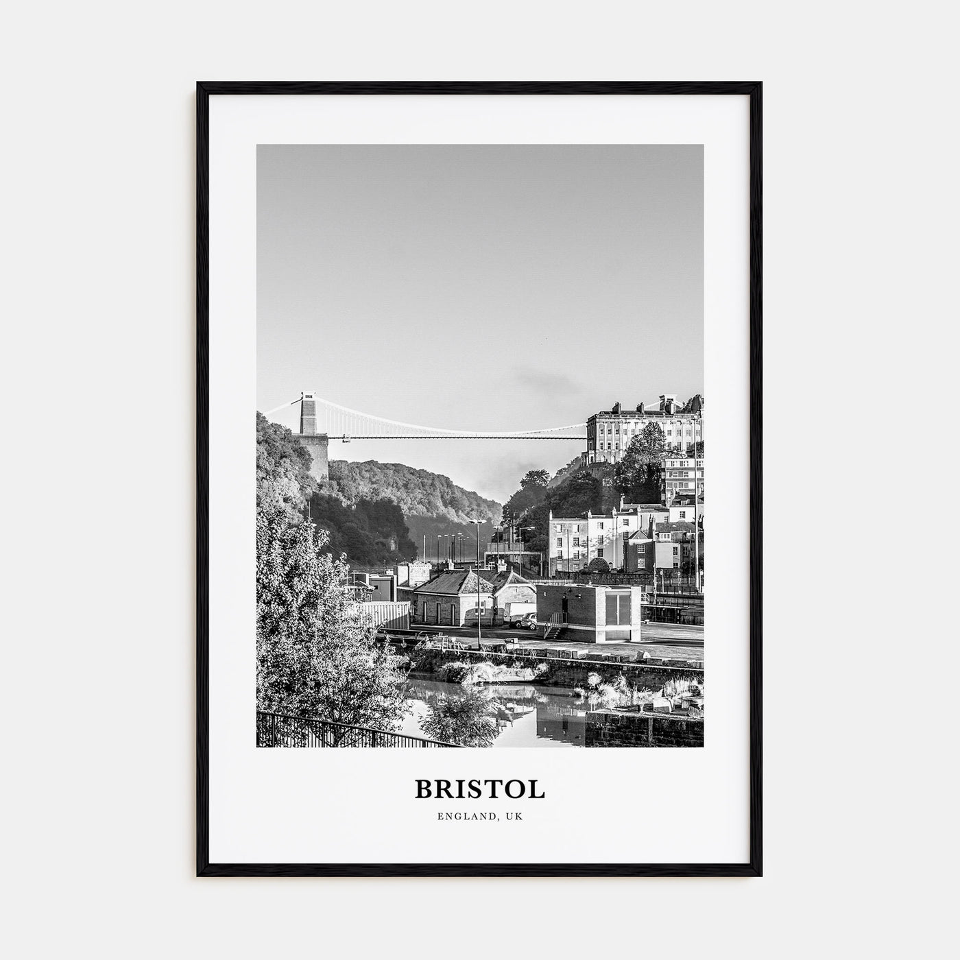 Bristol Portrait B&W No 2 Poster