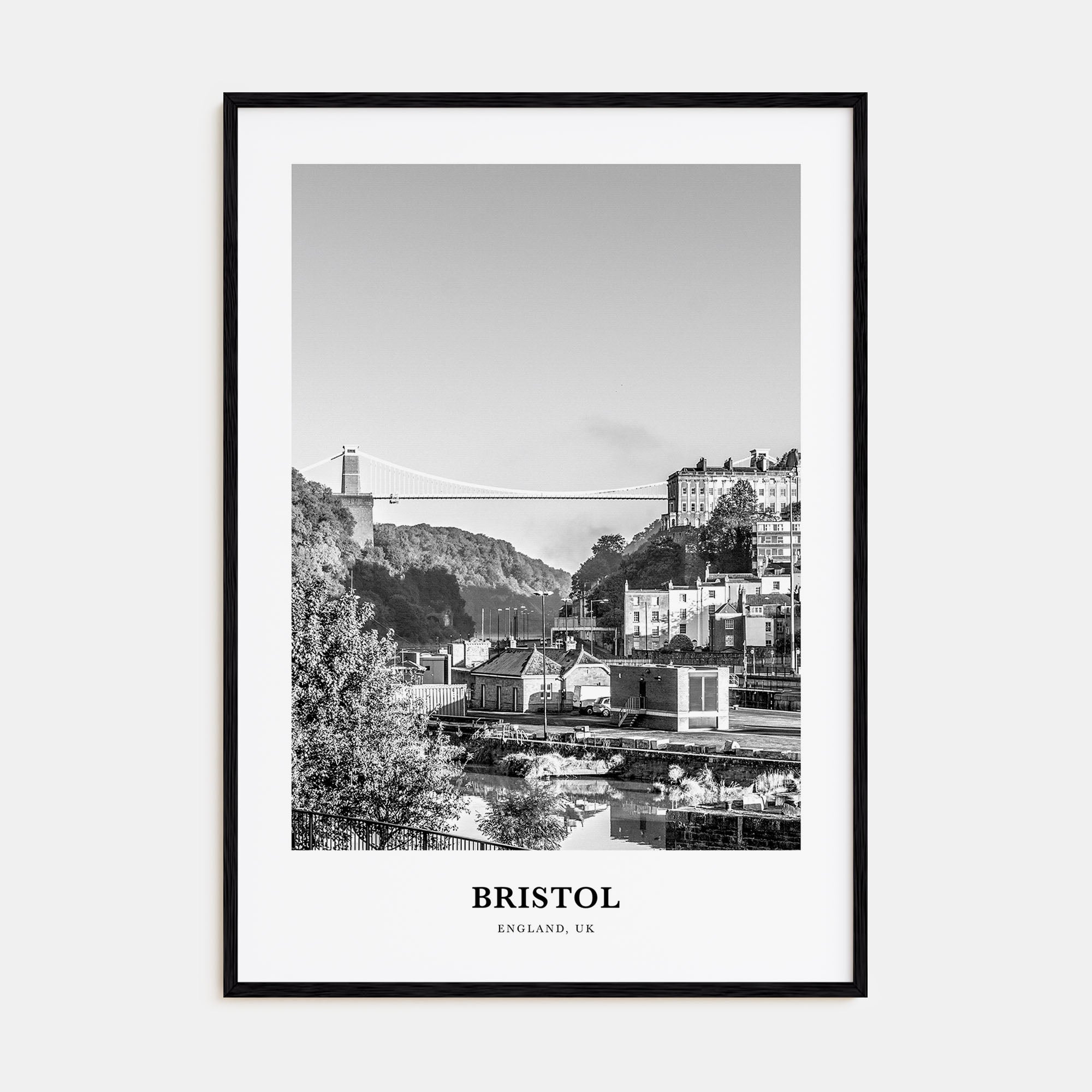 Bristol Portrait B&W No 2 Poster