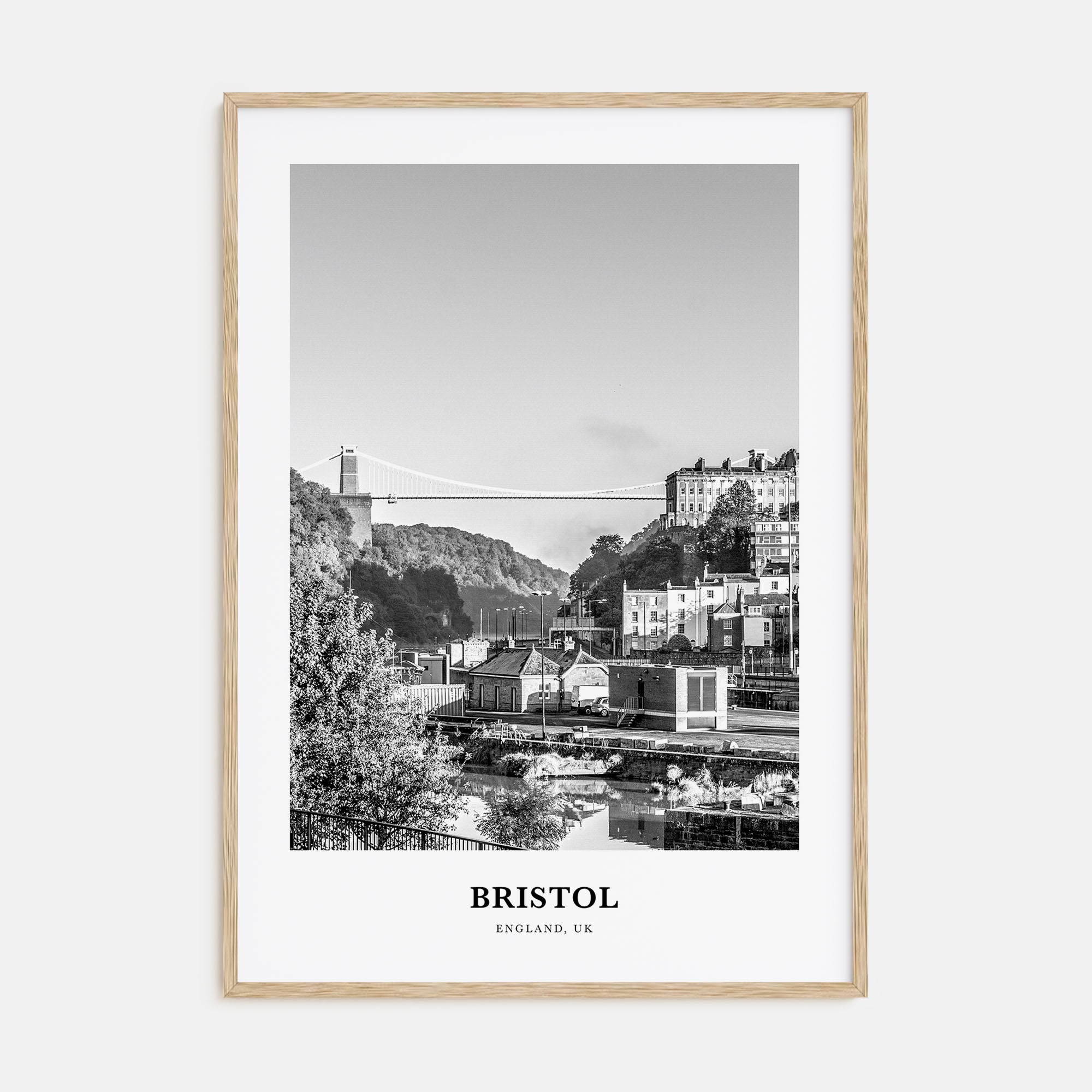 Bristol Portrait B&W No 2 Poster