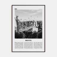 Bristol Travel B&W No 1 Poster