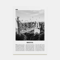 Bristol Travel B&W No 1 Poster