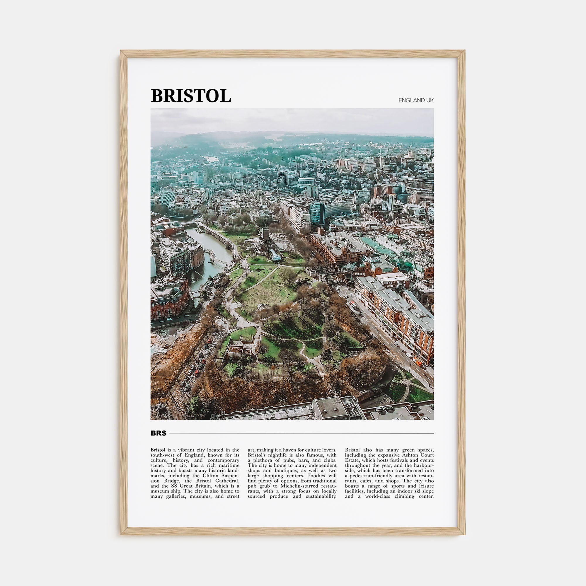Bristol Travel Color Poster