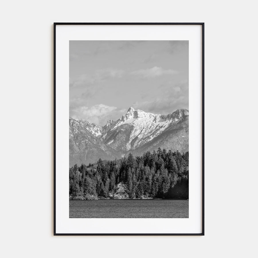 British Columbia Photo B&W Poster