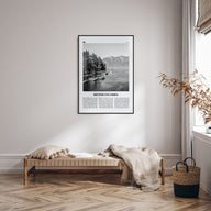 British Columbia Travel B&W Poster