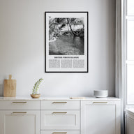 British Virgin Islands Travel B&W Poster