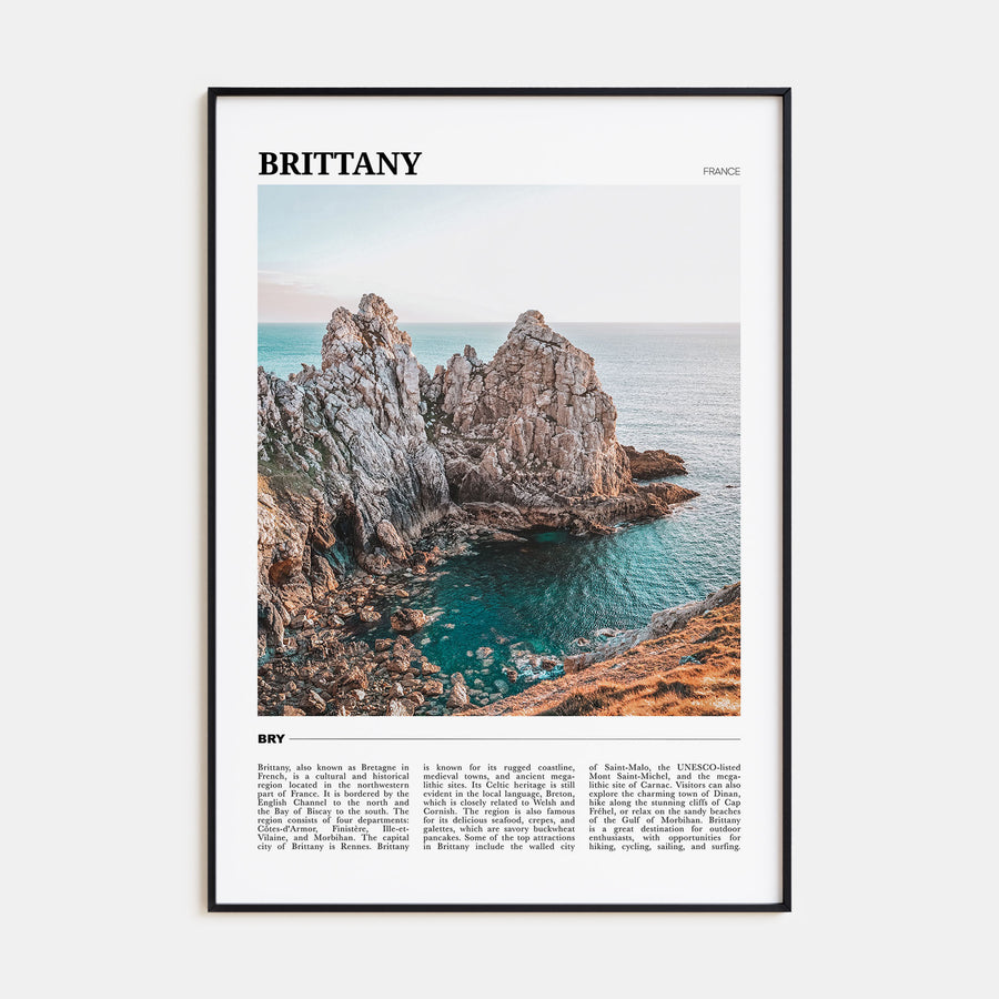 Brittany Travel Color Poster