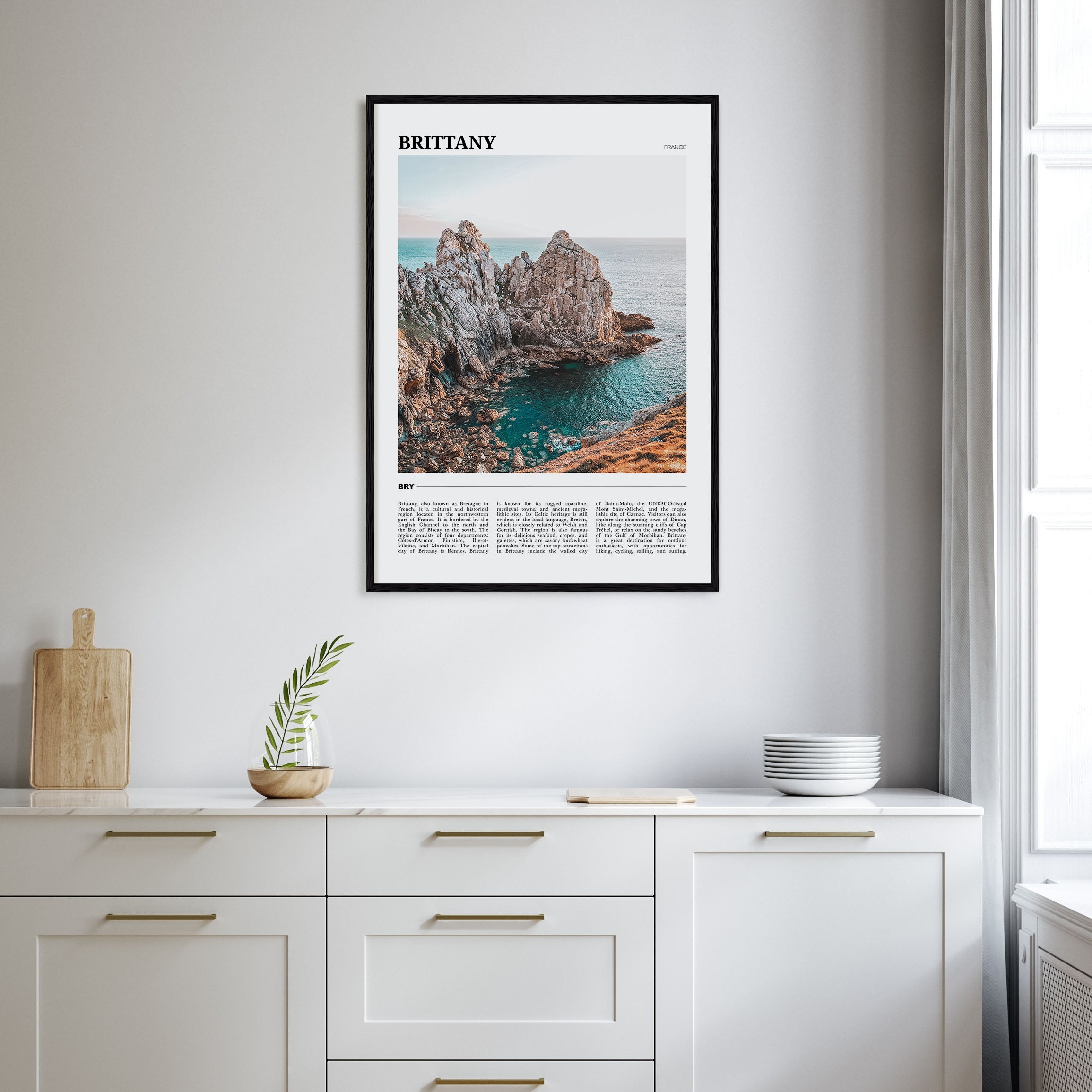 Brittany Travel Color Poster